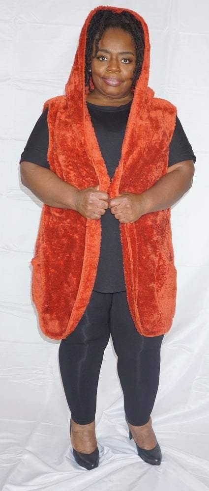 Faux fur vest - J. Ari Collection