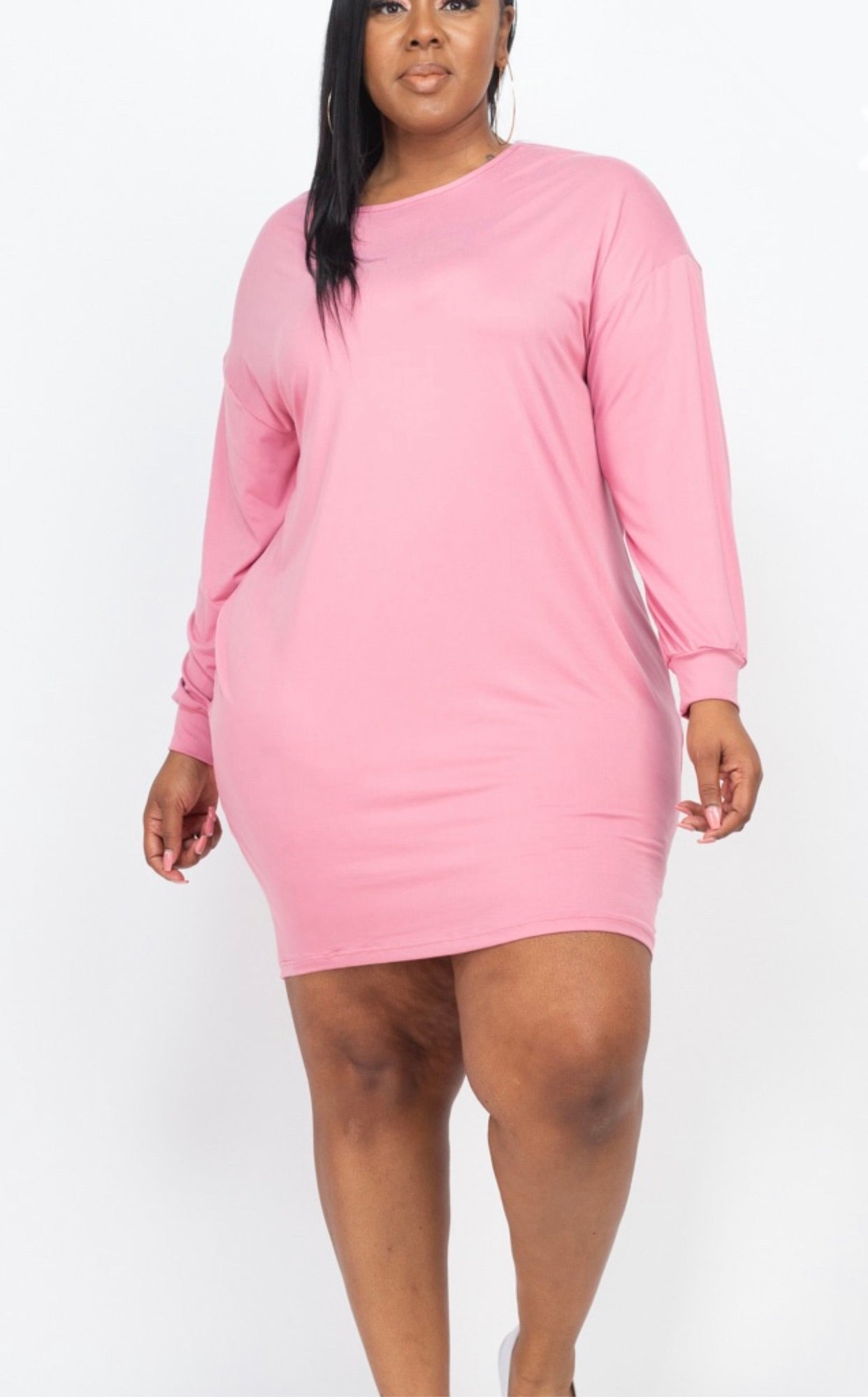 Comfy lounge dress (pink)