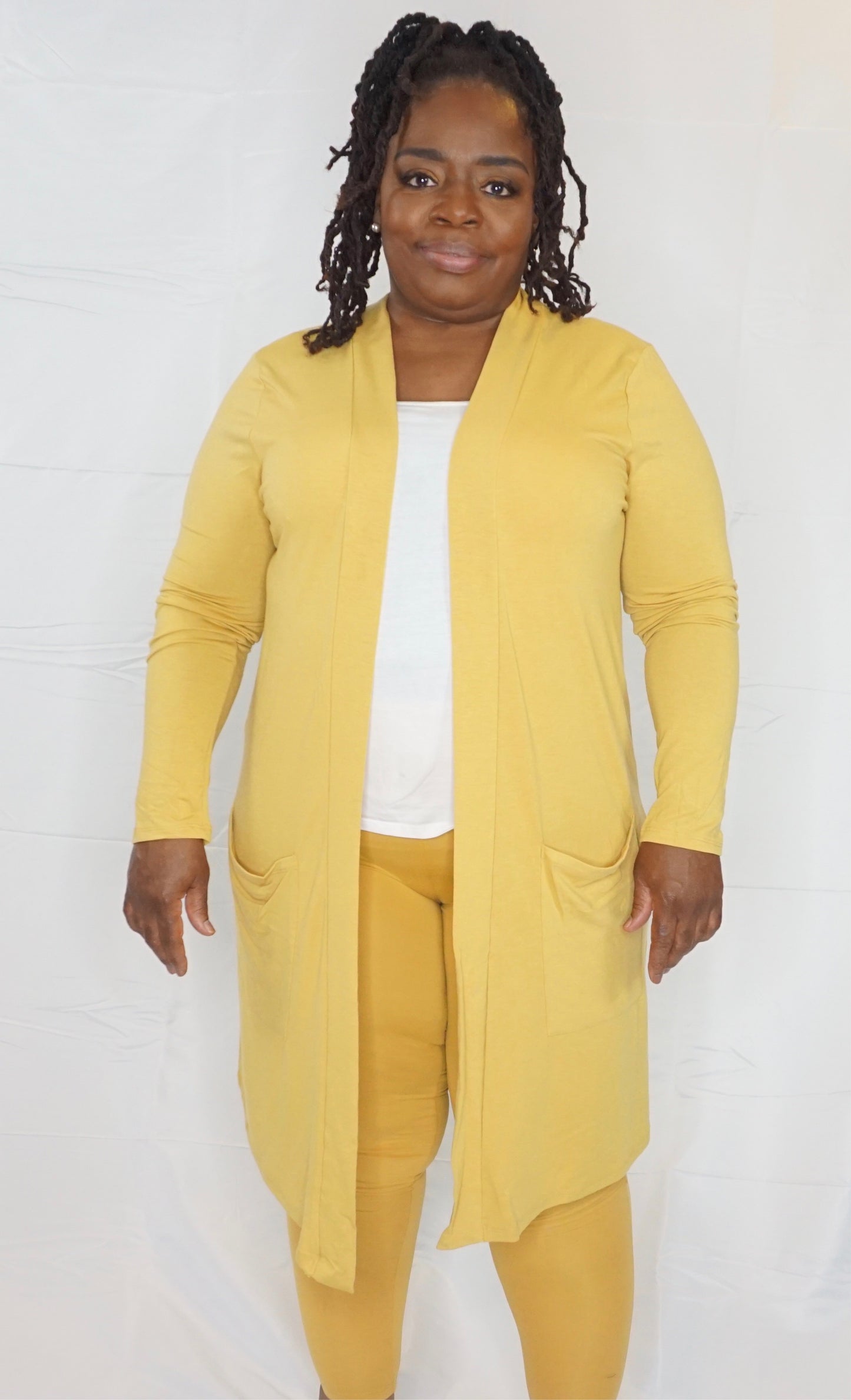 Mustard cardigan