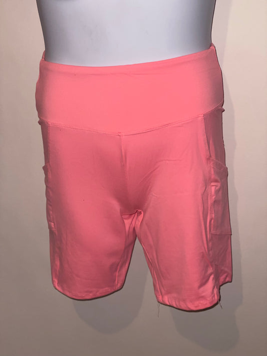 Biker plus (neon pink)-with pockets