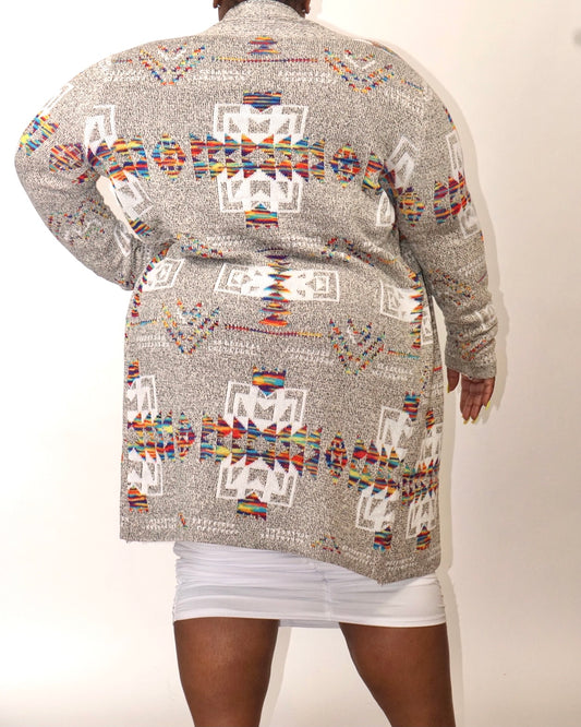 Tribal cardigan